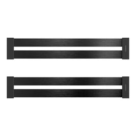 Set suport scurgător Schock inox negru 450 x 80 x 12 mm