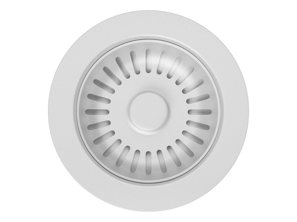 Sifon Save Space + Easy Clean pentru chiuvete sub blat și pe blat Slim compozit, cu 1 cuvă – preaplin rotund