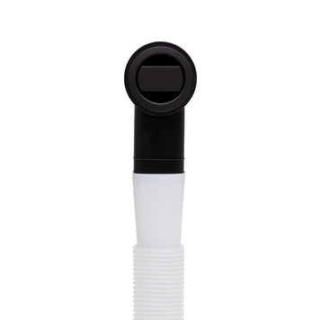 Sifon Save Space + Easy Clean cu mască pentru scurgere, pentru chiuvete sub blat și pe blat Slim compozit, cu 1 cuvă – preaplin rotund