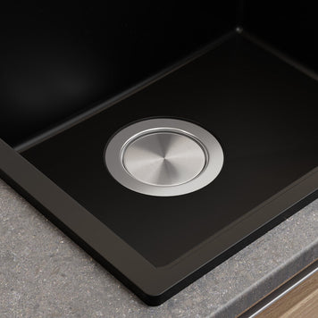 Sifon Save Space cuvă simplă telescopic manual cu mască – preaplin dreptunghiular