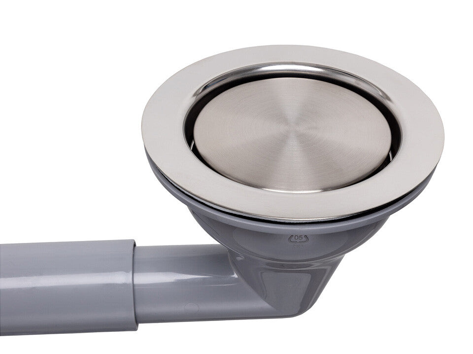 Sifon Save Space cuvă simplă telescopic manual cu mască – preaplin dreptunghiular