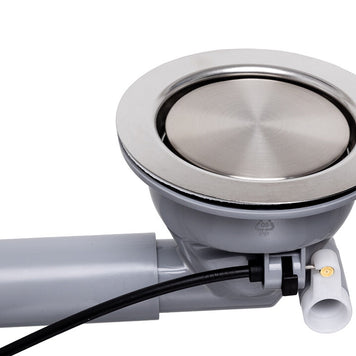 Sifon Save Space cuvă simplă telescopic automat cu mască – preaplin dreptunghiular