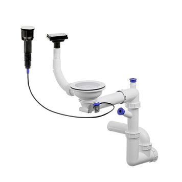 Sifon Save Space + Easy Clean cuva simplă automat - preaplin vertical