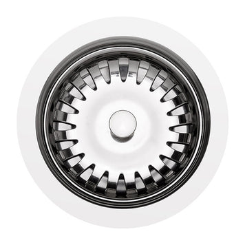 Sifon Save Space + Easy Clean pentru chiuvete sub blat și pe blat Slim cu 1 cuvă – preaplin rotund