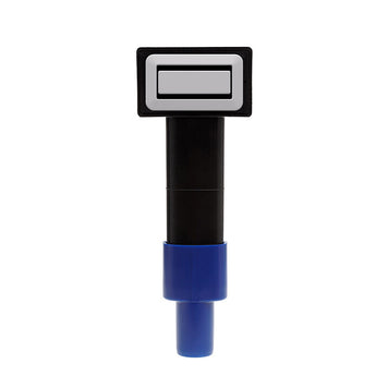 Sifon Save Space + Easy Clean pentru două cuve, manual, cu mască – preaplin dreptunghiular