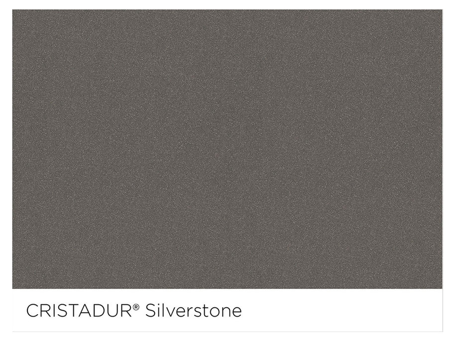 Chiuvetă bucătărie granit compozit Schock Greenwich N-100L Silverstone 556x456 mm, montaj pe/sub blat, gri închis