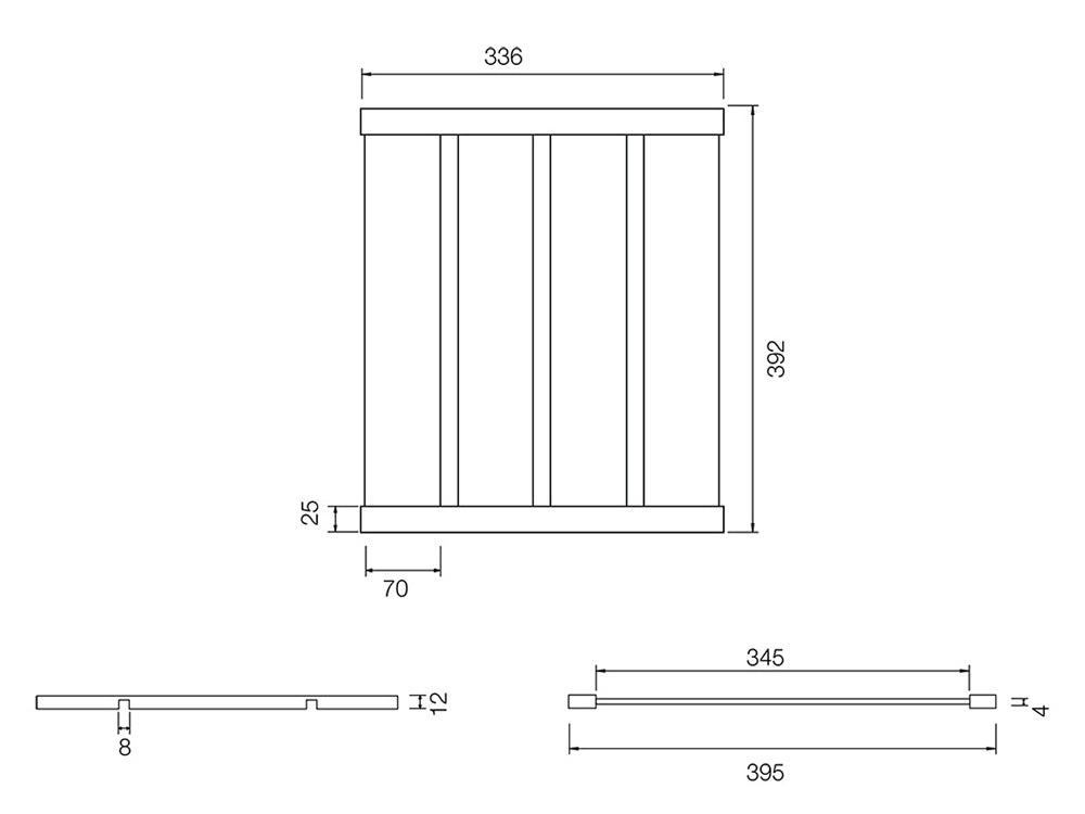 Suport scurgător Schock inox negru 392 x 336 x 12 mm