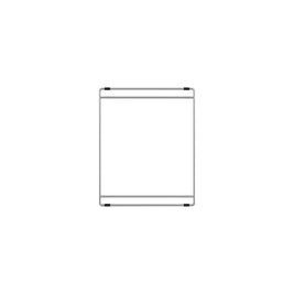 Suport tavă Schock inox 394 x 316 x 5 mm