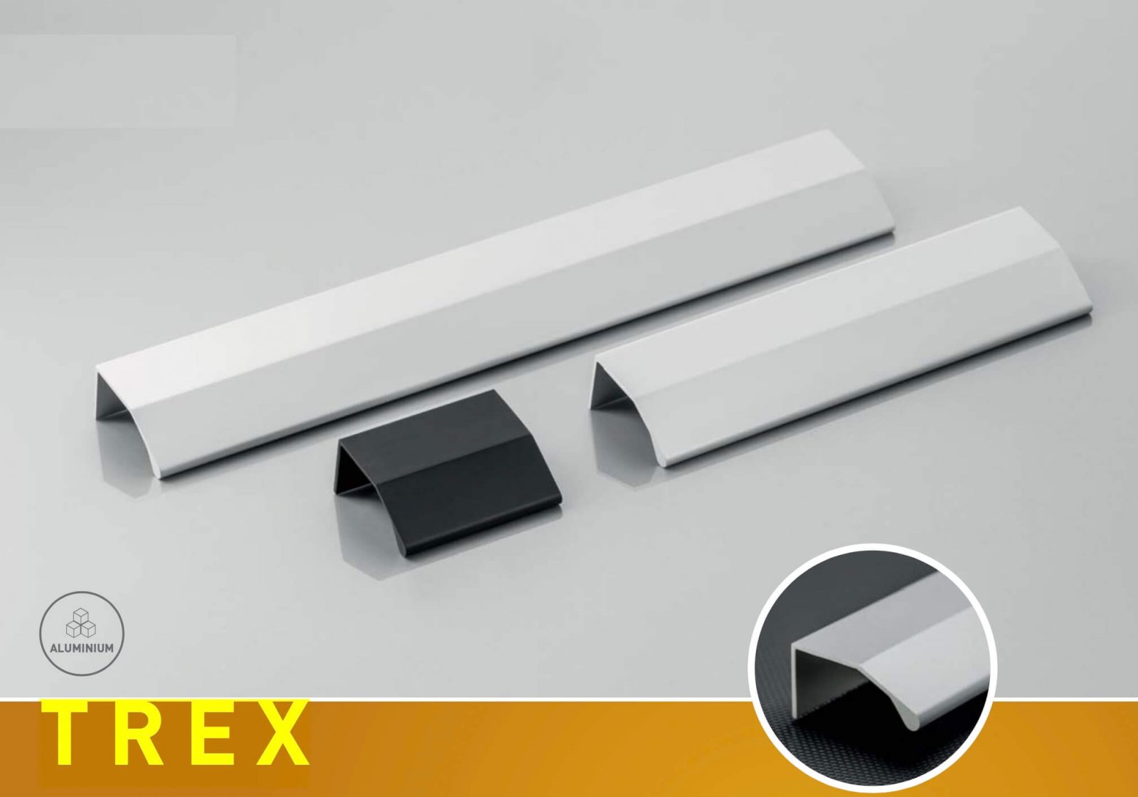Mâner mobilă TREX – aluminiu