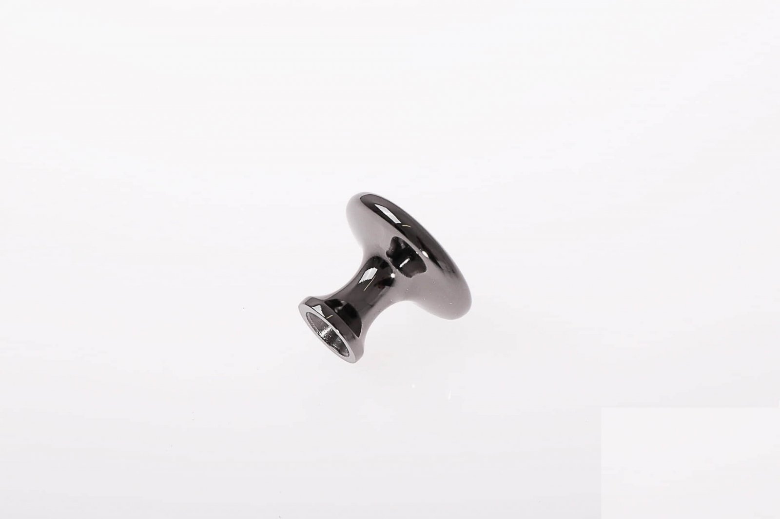 Buton mobilă UDINE 29x25 mm, negru lucios