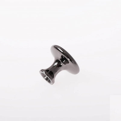 Buton mobilă UDINE 29x25 mm, negru lucios