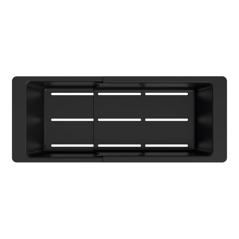 Vas plastic perforat ajustabil Schock 403/494 x 180 x 89 mm, negru