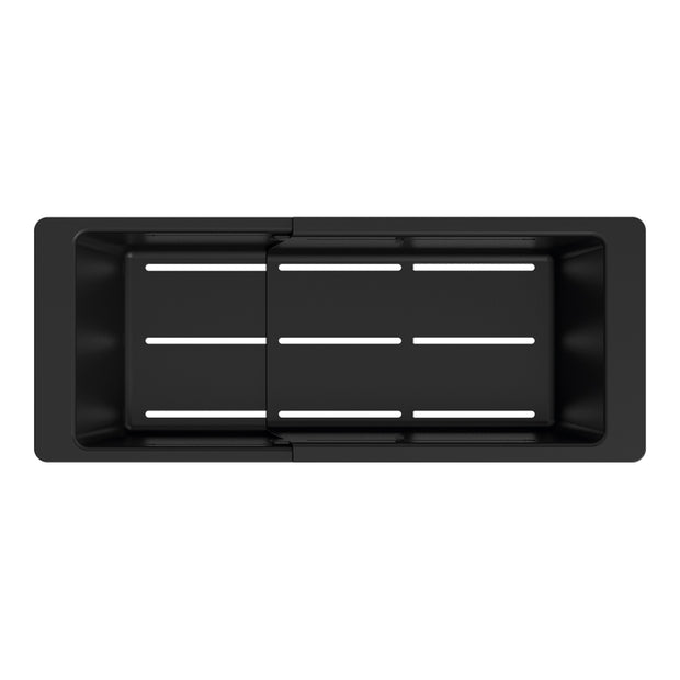 Vas plastic perforat ajustabil Schock 403/494 x 180 x 89 mm, negru